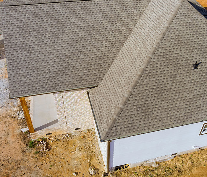 shingle roof replacement on house in Tennessee