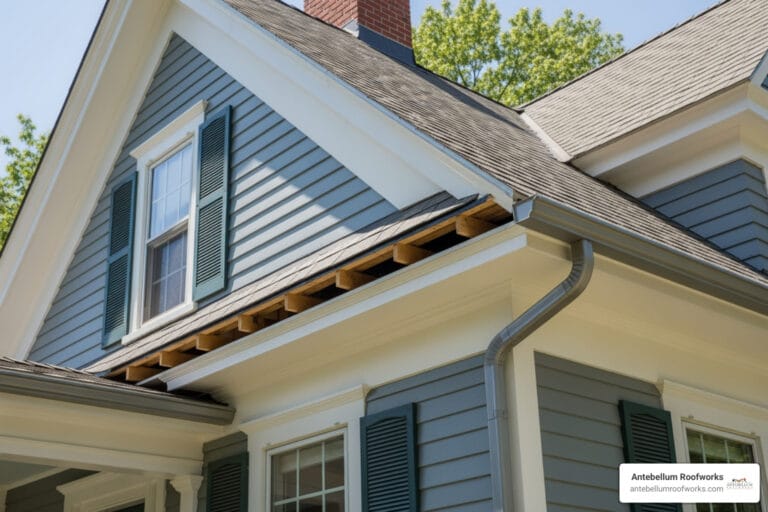 built-in gutter system